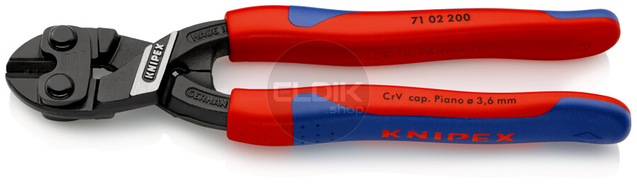 Knipex 71 02 200 Boutensnijtang Cobolt