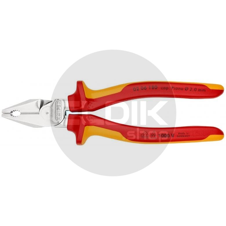 Knipex 02 06 180 Kracht-Kombitang comfort 180 mm VDE
