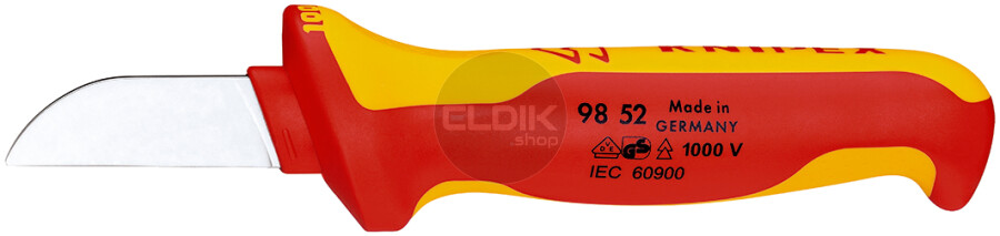 Knipex 98 52 Kabelmes recht 190 mm VDE