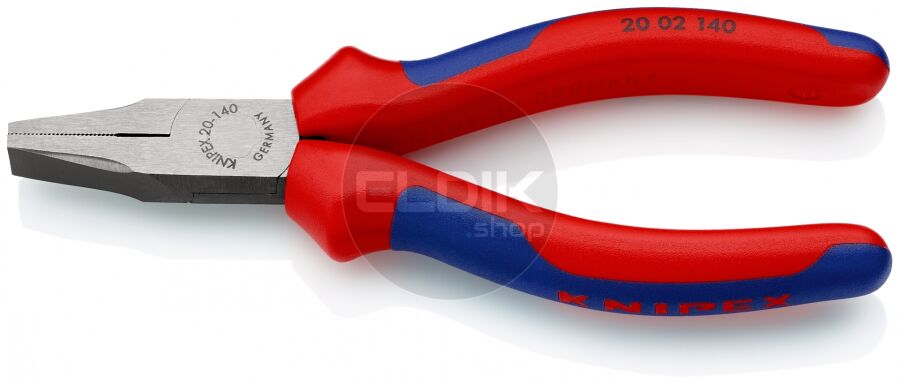 Knipex 20 02 140 Platbuigtang gepol./comfort 140 mm