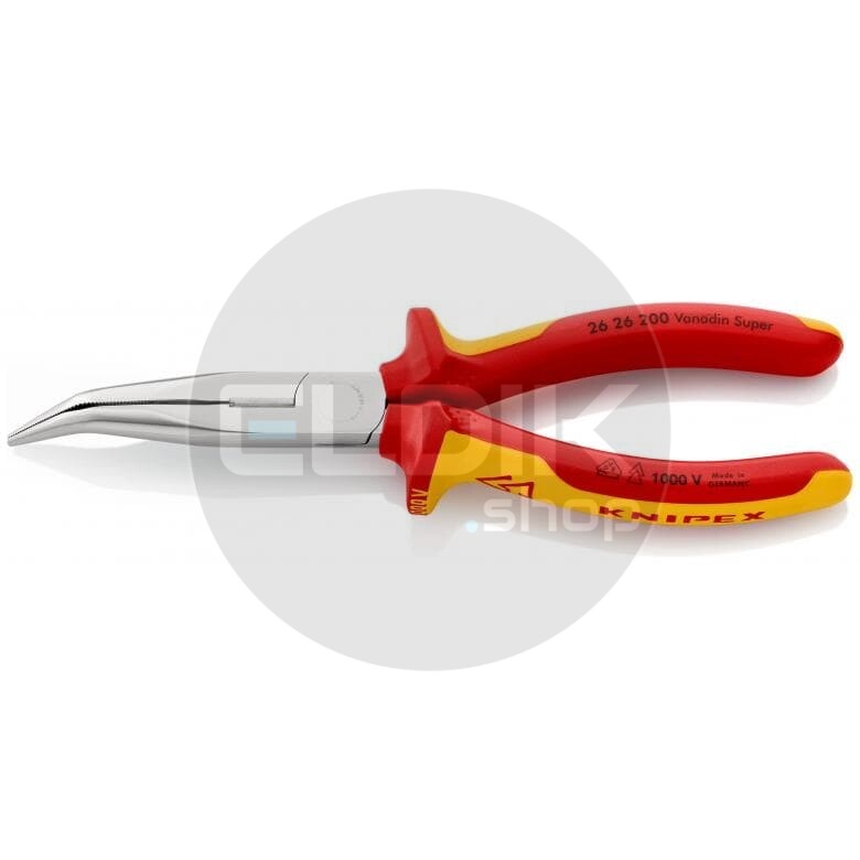 Knipex 26 26 200 Telefoontang 45gr. + zijsn. 200 mm VDE