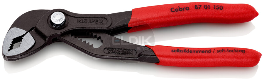 Knipex 87 01 150 Waterpomptang Cobra gepolijst 150 mm