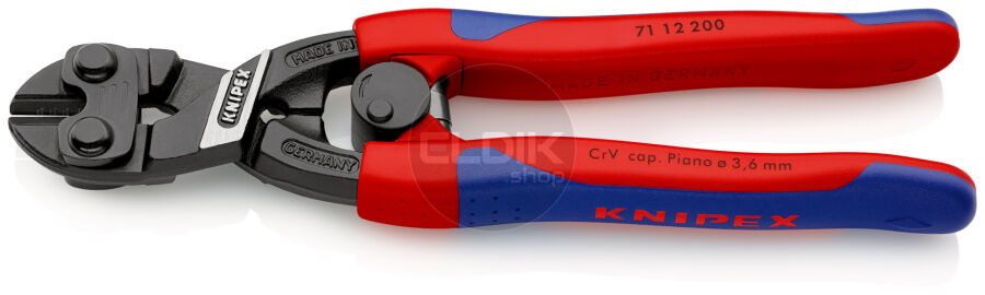 Knipex 71 12 200 Boutensnijtang Cobolt met veer
