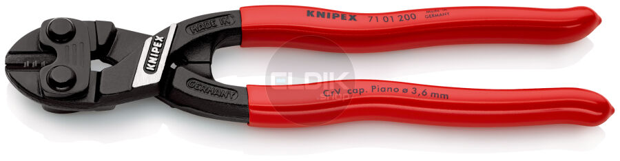 Knipex 71 01 200 Boutensnijtang Cobolt