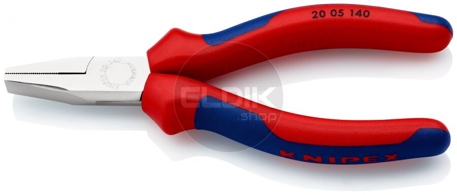 Knipex 20 05 140 Platbuigtang verchr../comfort 140 mm
