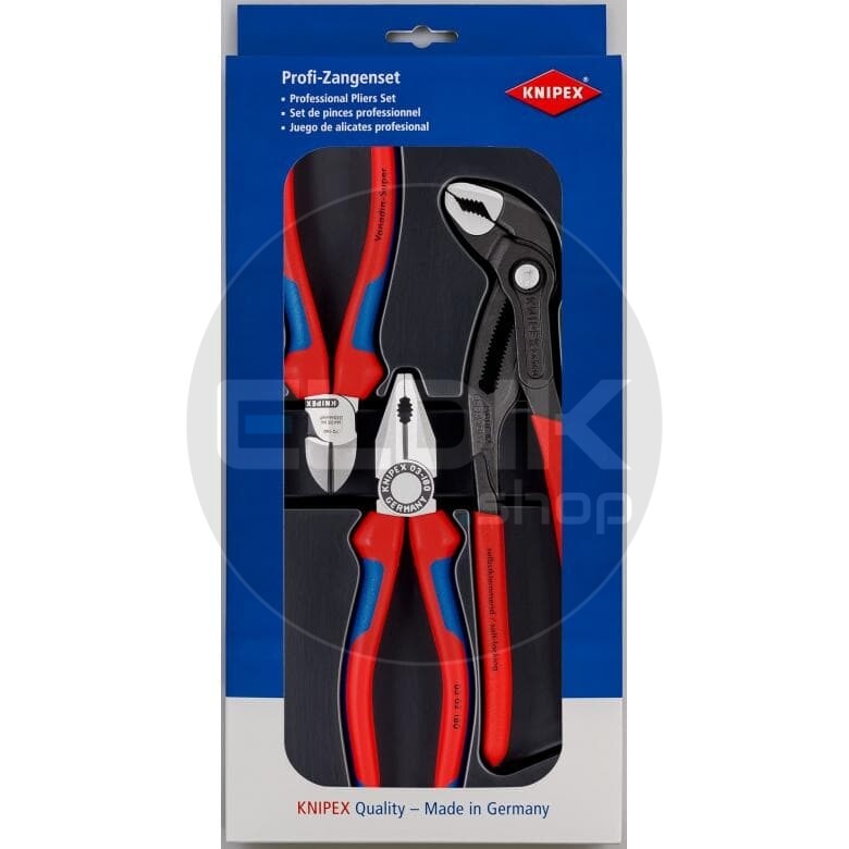 Knipex 00 20 09 V01 Tangenset Bestseller 3-delig