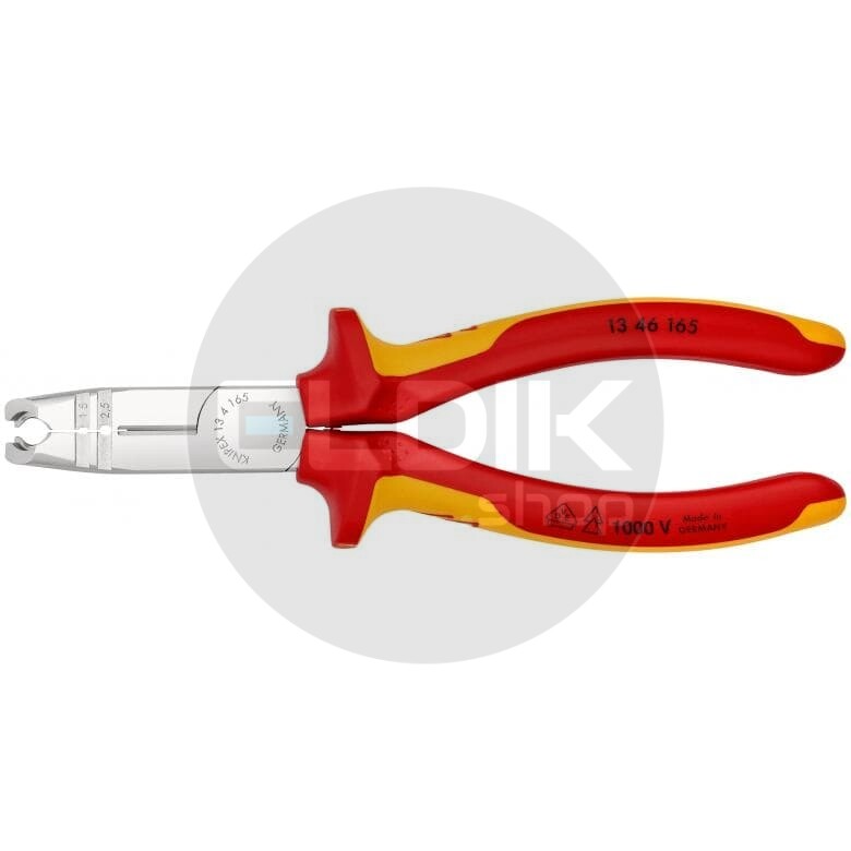 Knipex 13 46 165 Striptang slanke kop VDE 165 mm
