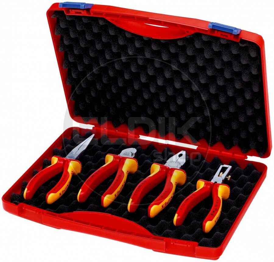 Knipex 00 20 15 VDE tangenset 4-delig