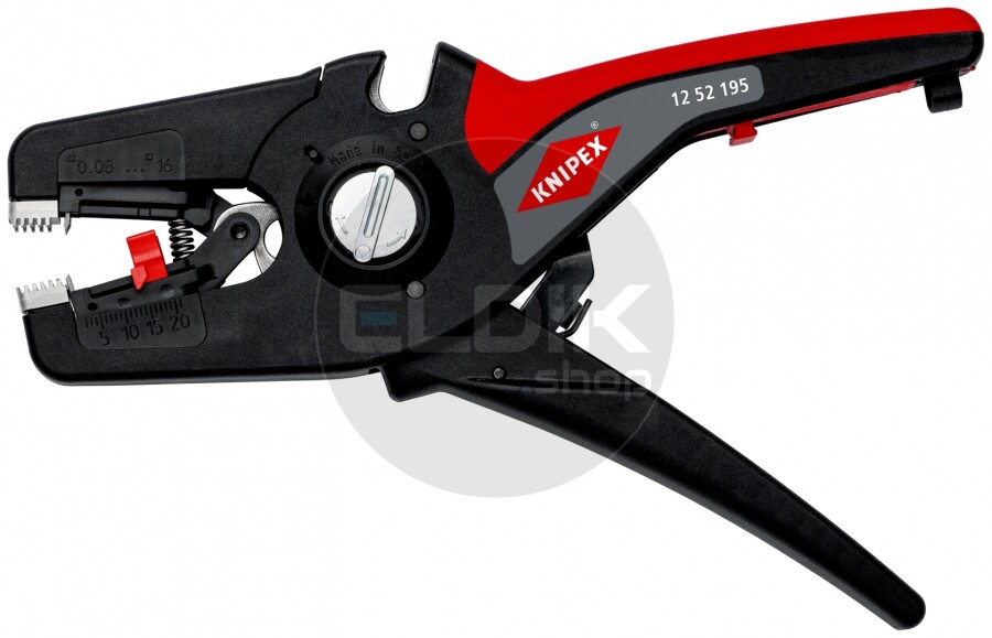Knipex PreciStrip16 Automatische striptang 0,08 tot 16 mm² - 12 52 195