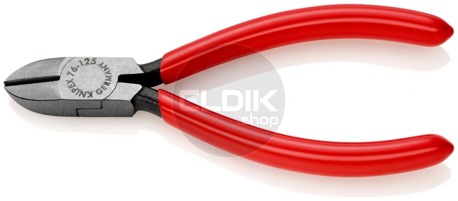 Knipex 76 01 125 Zijsnijtang met facet 125 mm