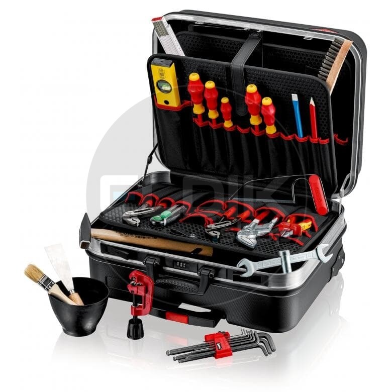 Knipex BIG Basic Move 31 Delige Gevulde Gereedschapskoffer - Sanitair - 00 21 06 HK S