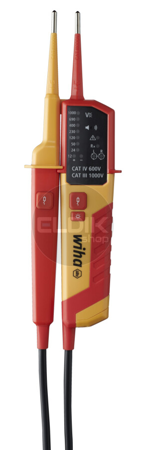 Wiha 45216 Spanningszoeker en continuteitstester 12 - 1.000 V AC, CAT IV