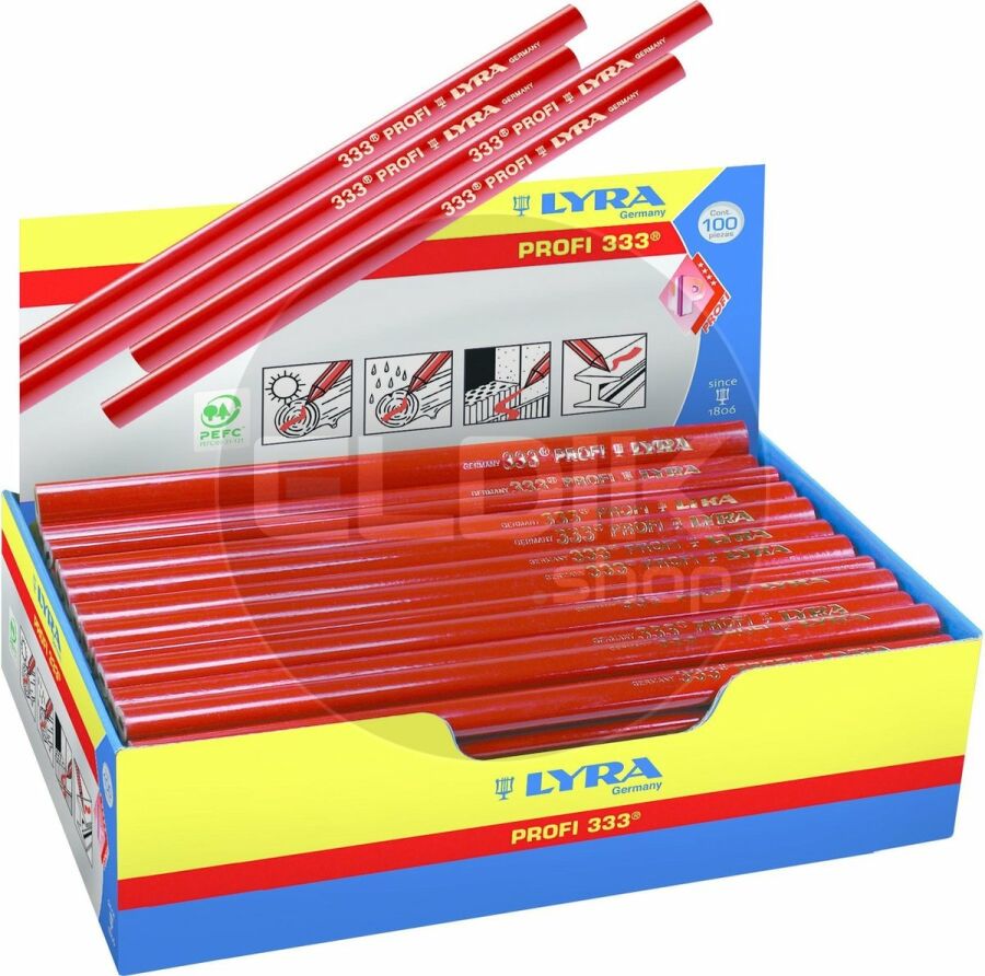 Lyra 333 PROFI Timmermanspotlood 24 cm - 4332103