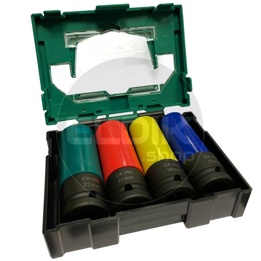 Hikoki 40030039 4 Delige Krachtdoppenset 1/2"