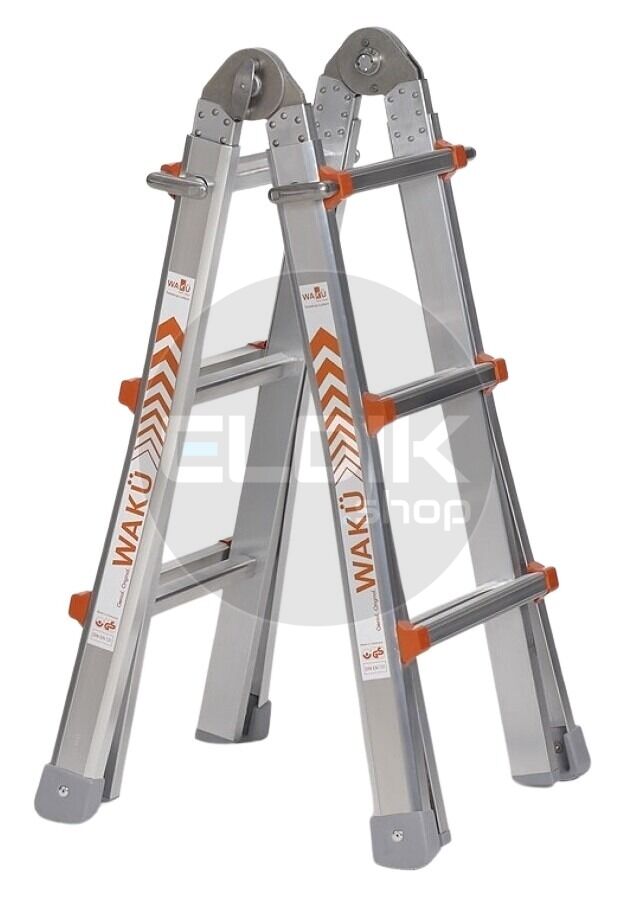 Waku 100 Telescoopladder 4x3 - 1413800100