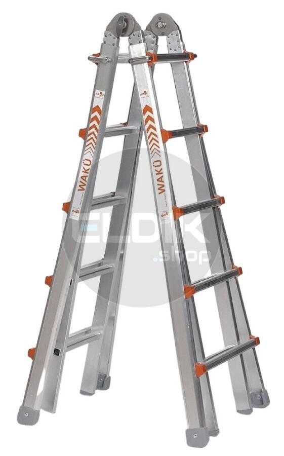 Waku 102 Telescoopladder 4x5 - 1413800102