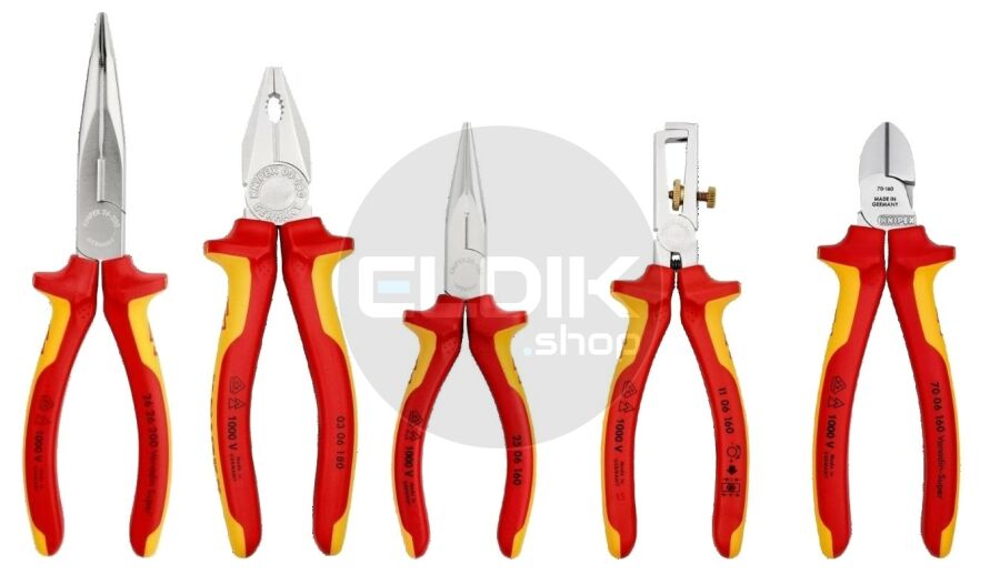 Knipex 17 04 04 Tangenset VDE | 5-delig
