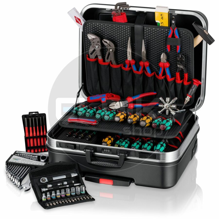 Knipex BIG Basic Move 90 Delige Gevulde Gereedschapskoffer - Algemeen - 00 21 06 M