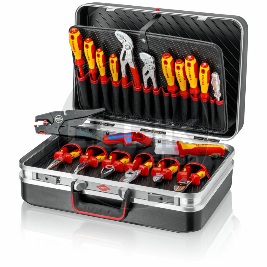 Knipex Vision24 20 Delige Gevulde Gereedschapskoffer - Elektra - 00 21 20