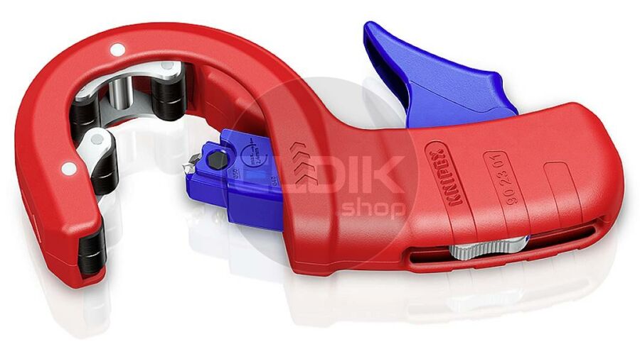 Knipex DP50 Buissnijder DP50 pijpsnijder voor kunststof afvoerbuizen met kunststof bekleed 202 mm - 90 23 01 BK