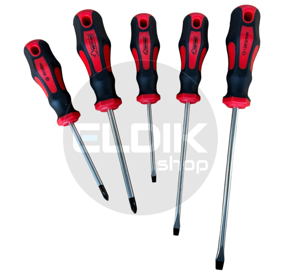 Heynen 50245640080 Schroevendraaierset Sleuf en Philips | 5-delig
