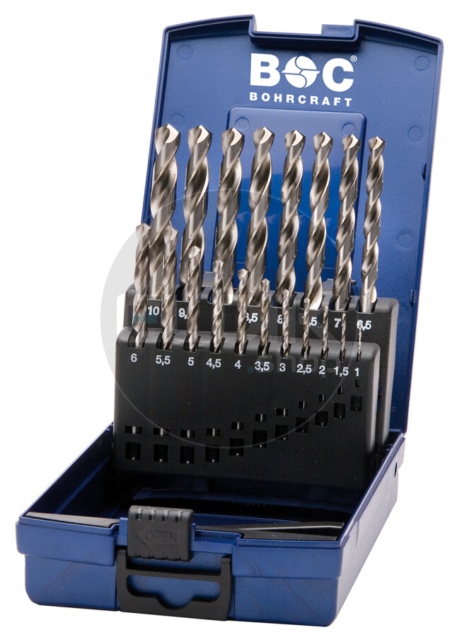 Bohrcraft KG10 Metaalboorset 1,0 - 10,0 x 0,5 | 19-delig - 11201330019
