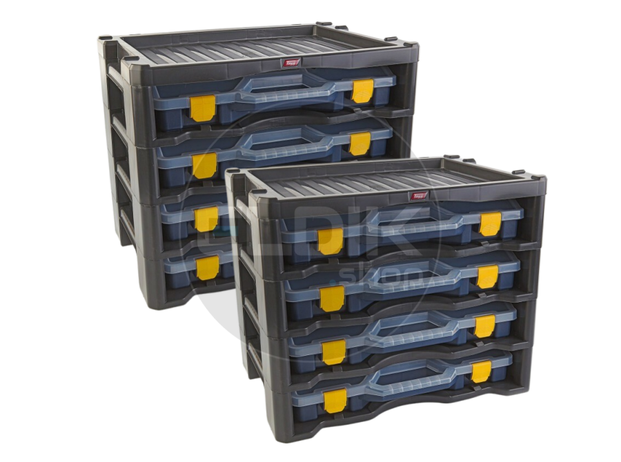 Tayg Multibox 2 2x Assortimentsdoos - L447 x B314 x H360 mm - Blauw - 302503/2