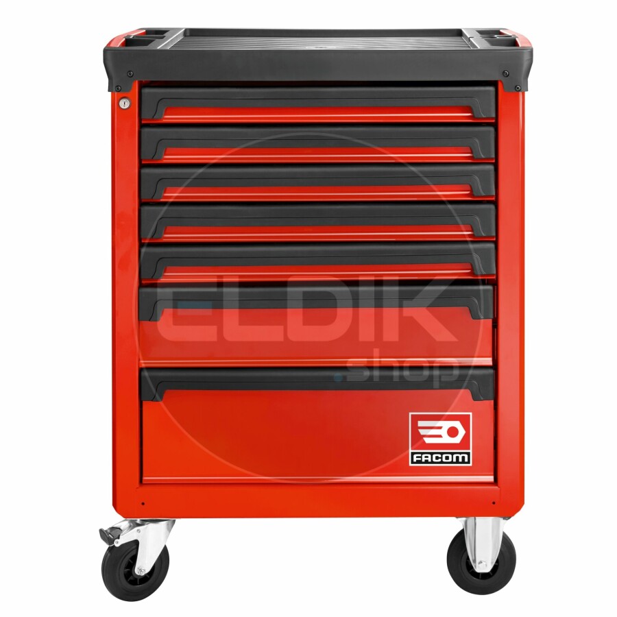 Facom ROLL.7M3A Roll Gereedschapswagen – 7 Laden – M3 - Rood