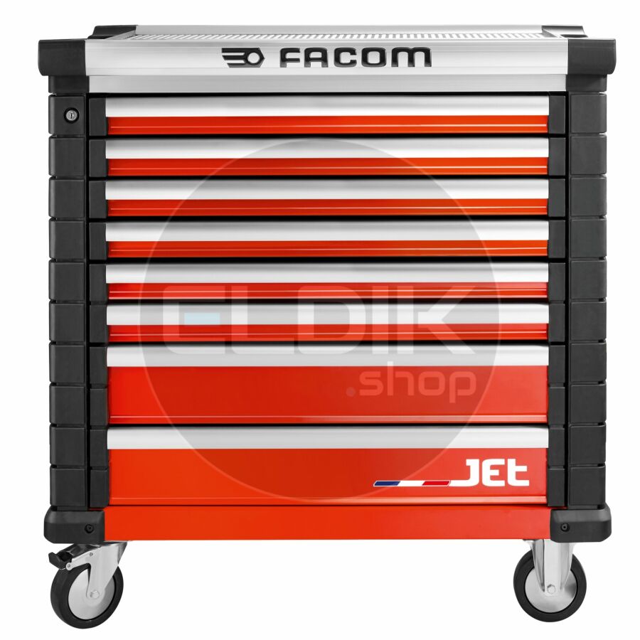 Facom JET.8M4A Gereedschapswagen – 8 Laden – M4 - Rood