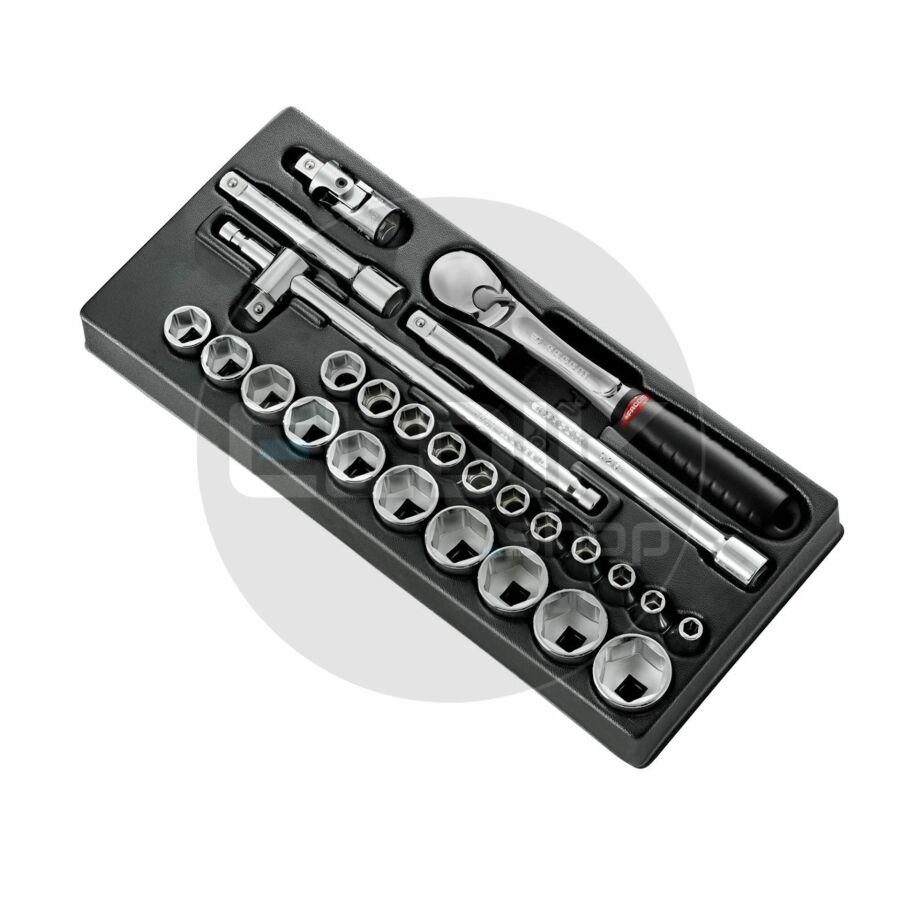 Facom MOD.SL161-46 Module 26 Delige 1/2” Doppen en hulpstukken