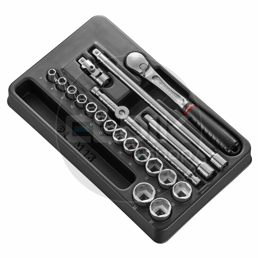 Facom MOD.JL161-36 Module 20 Delige 3/8” Doppen en hulpstukken