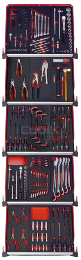 Facom CMM.175BNL Set van 15 modules in Foam Inlays | 175-delig