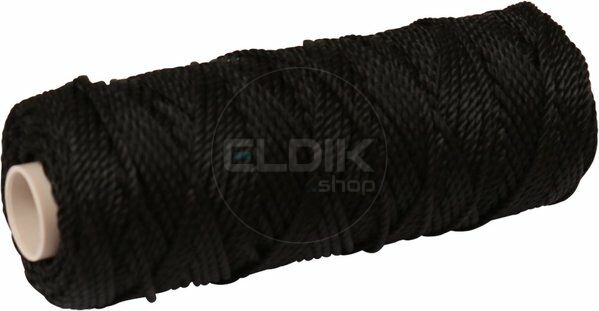 E-Tools Metselkoord zwart 50 meter