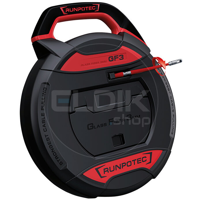 Runpotec 90010197 RUNPO GF3 Glasvezeltrekveer Ø 3mm zonder lengtemeter 30m