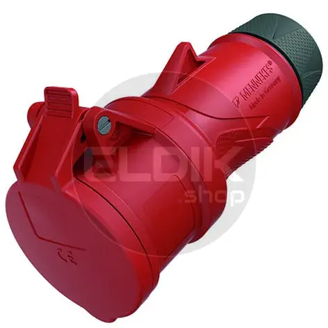 Mennekes PowerTOP® Xtra S CEE contrastekker 32A 5P 6H 400V SafeCont.schroefloos IP54 - 14523 5-polig