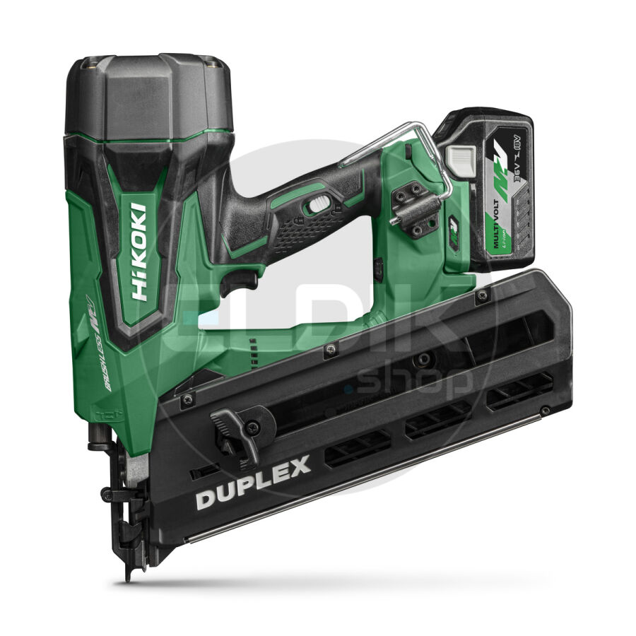 Hikoki NR3675DDWRZ Accu duplex spijkerapparaat 36V - inclusief 2 Multi Volt BSL36A18 accu's en lader - HSC IV koffer