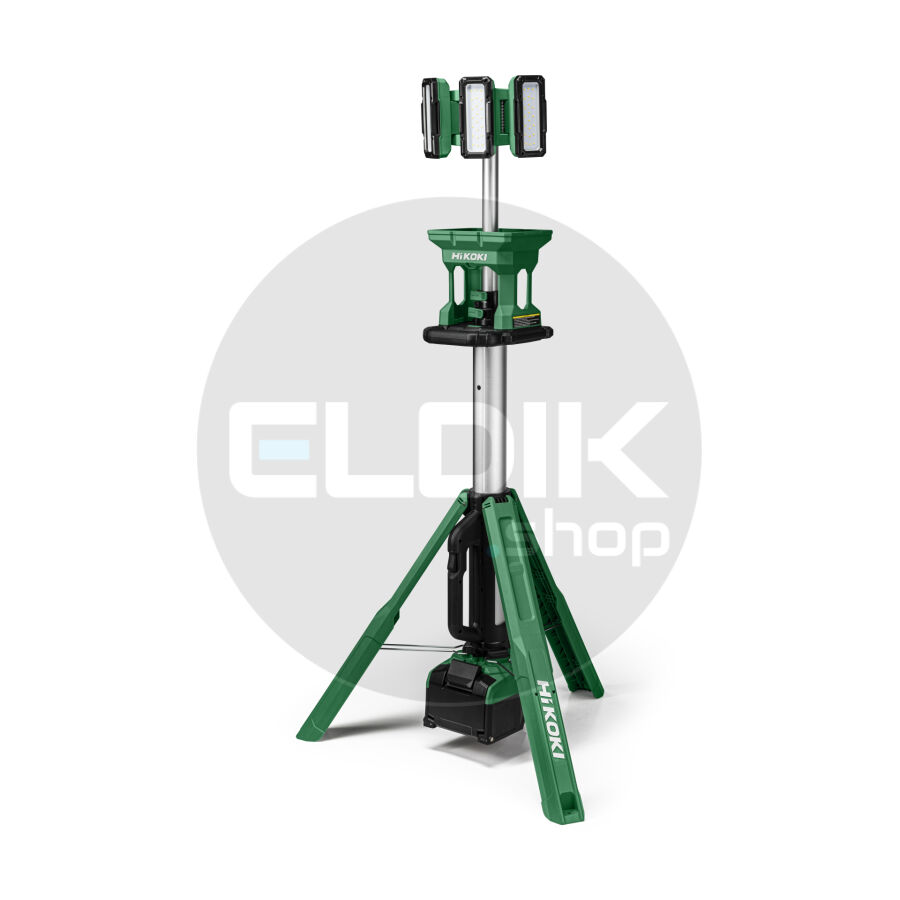 Hikoki UB18DGW4Z Accu statief bouwlamp - 18V - Exclusief lader en accu's