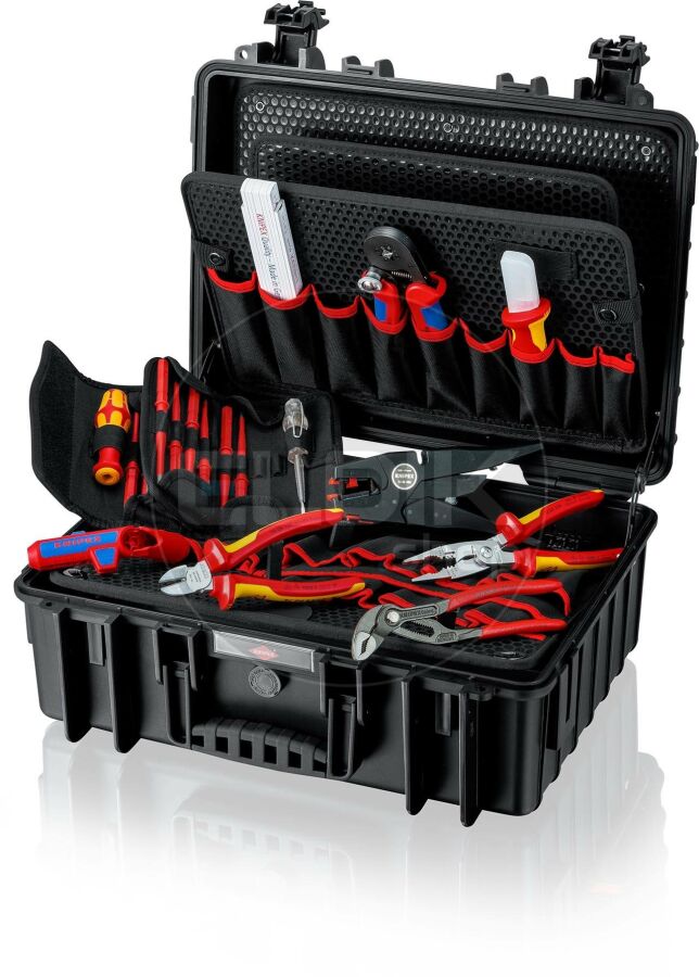 Knipex Robust23 25 Delige Gevulde Gereedschapskoffer - Elektra - 00 21 35
