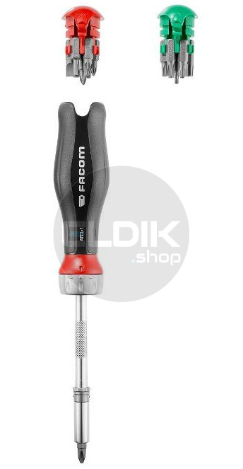 Facom ATCL.1PB Protwist Bitschroevendraaier met Ratel - 15 Bits