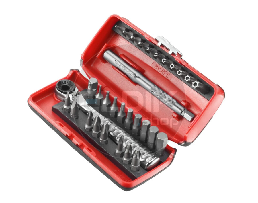 Facom R.PEJ31PB 31 Delige Bitset met Compacte Ratel en Bithouder 1/4"