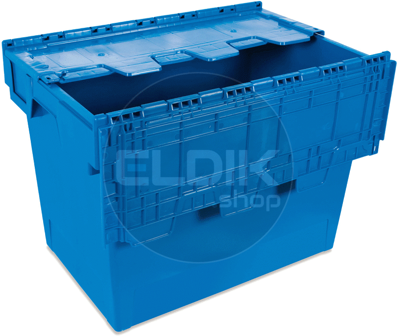 Tayg 6444-T Eurobox met Deksel L600 × B400 × H440 mm - Blauw - 267000