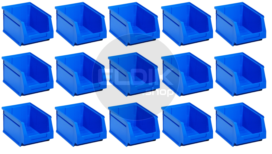 Tayg 52 15 x Magazijn Stapelbak L236 × B160 × H130 mm blauw - 252020/15
