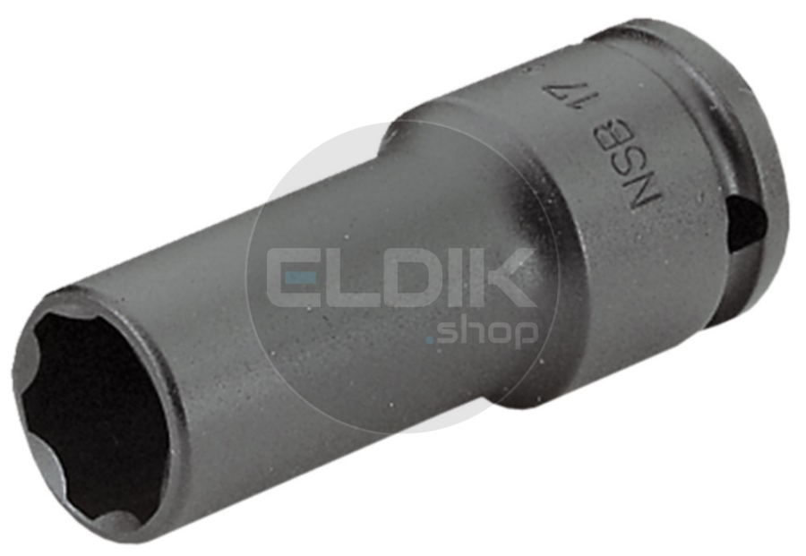 Facom NSB.17 Lange Dunwandige Impact Dop 1/2 - 6 kant - 17 mm