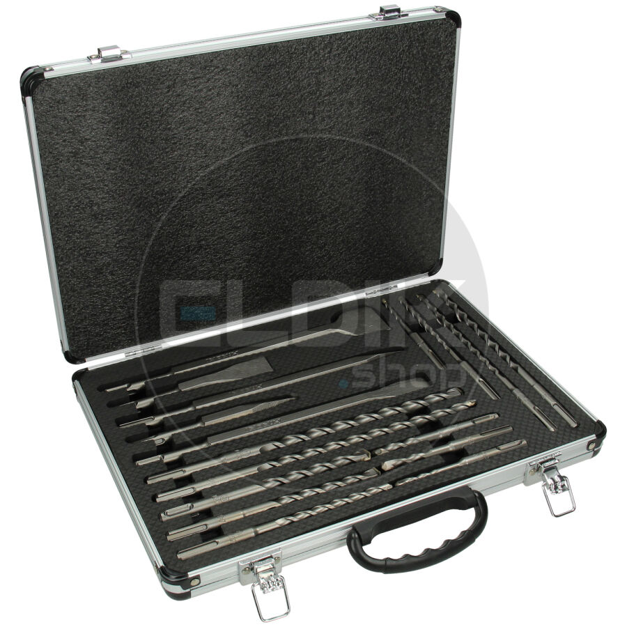 Hikoki 402555 SDS+ boren en beitels (17 stuks) in Alu koffer