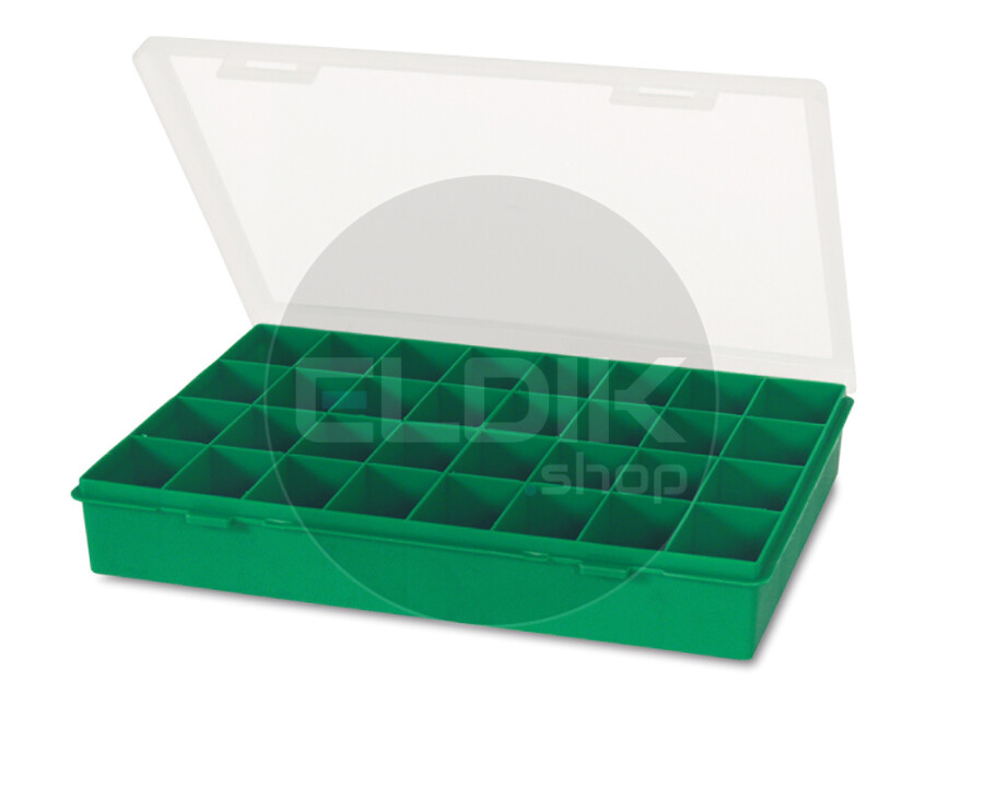 Tayg 13-32 Assortimentsdoos L330 x B247 x H54 mm - Groen - 070105
