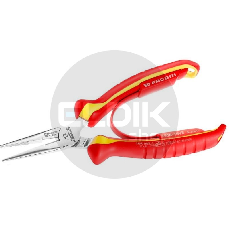 Facom 193A.16VE VDE Rechte Punttang 160 mm