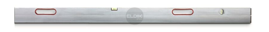BMI 689200 RS Aluminium strijklat - 1 horizontale libel, 1 verticale libel, 2 handgrepen,  200 cm
