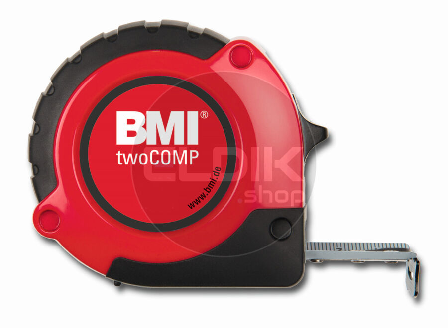 BMI TwoComp 472 Rolbandmaat ABS met zachte handgreep | 5 meter - 472541021