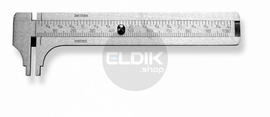 Scala 441.113-x zakschuifmaat, 100 x 20 mm, messing