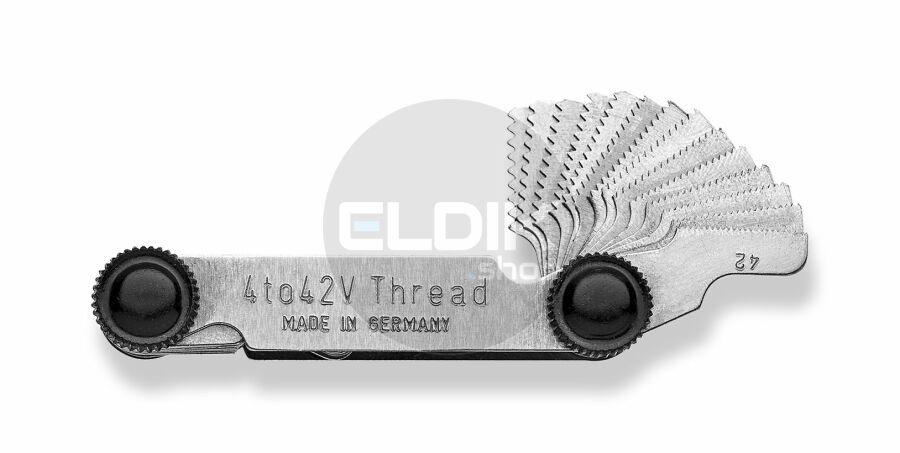 Scala 464.120-x schroefdraadmeter, 30 blads, BSW - BSF 4 - 42